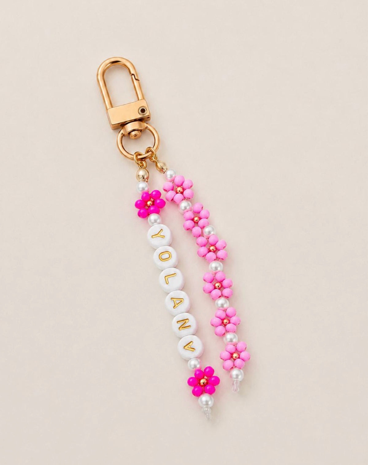 Daisy sleutelhanger - Handmade
