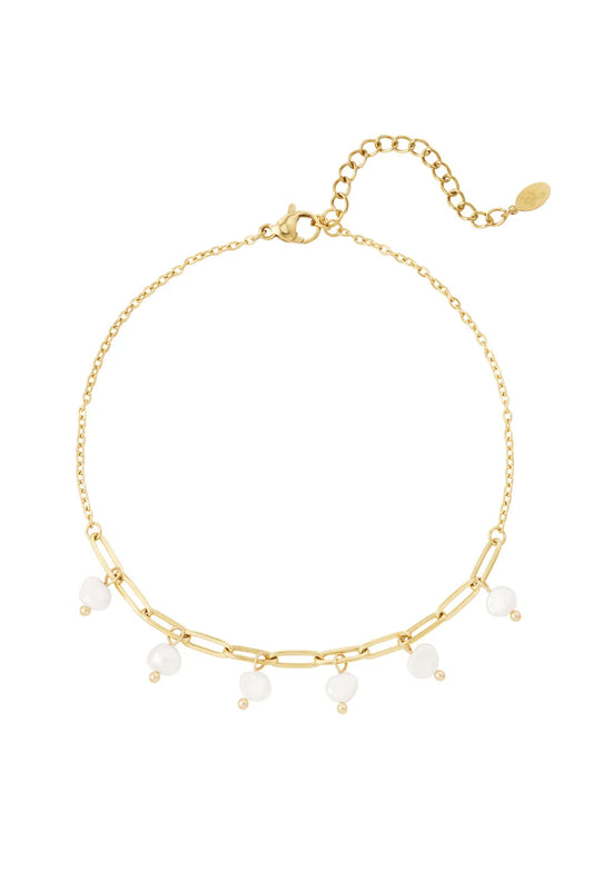 Pearl Drop enkelbandje