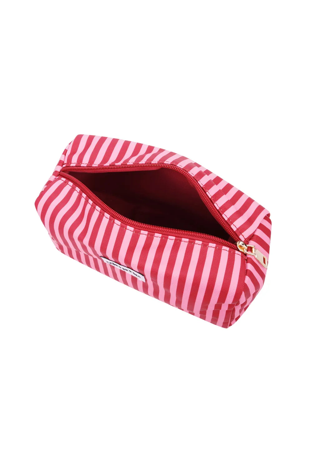 Yehwang makeup tas roze streep - open