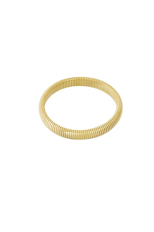 Smalle Ribbed Bangle armband