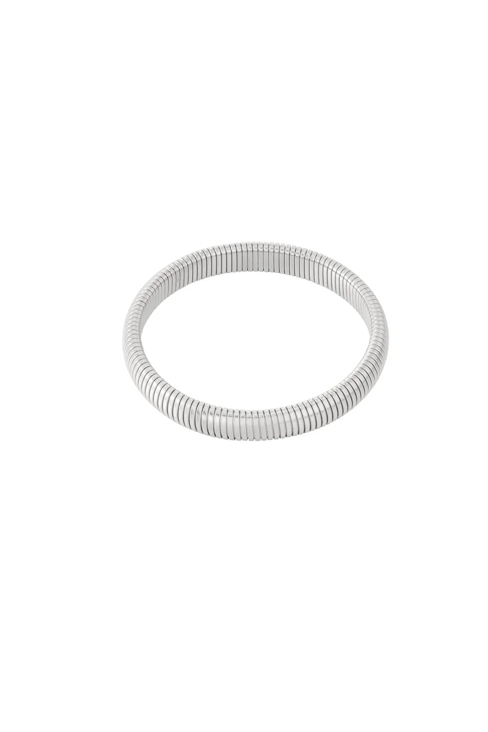 Smalle Ribbed Bangle armband
