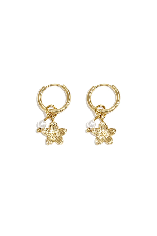 Pearl Blossom Oorbellen